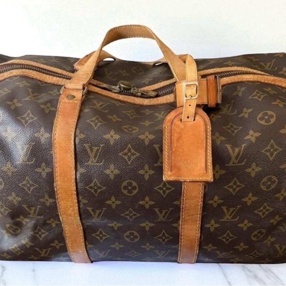 💯Authentic Louis Vuitton Brown Monogram Travel Bag certified by Poshmark - Picture 3 of 11